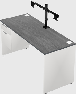 Rectangular desk