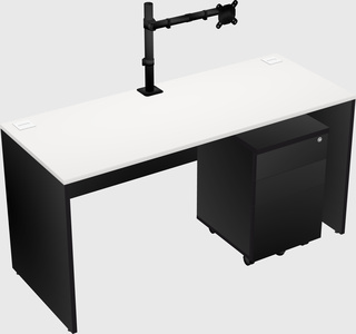 Rectangular desk
