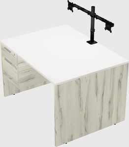 Rectangular desk