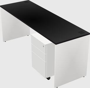 Rectangular desk