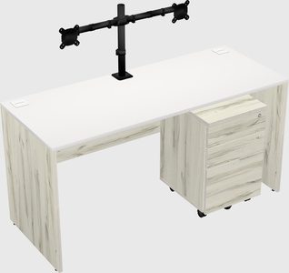 Rectangular desk
