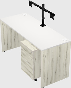 Rectangular desk