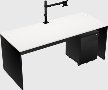 Rectangular desk