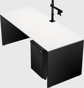Rectangular desk