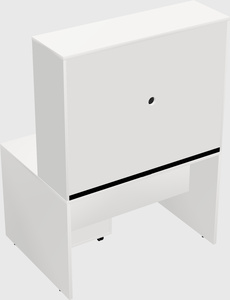 Rectangular desk