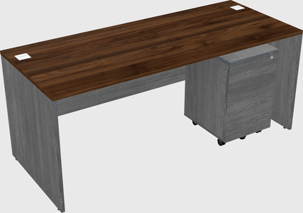 Rectangular desk