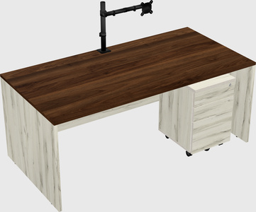 Rectangular desk