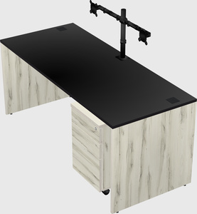 Rectangular desk