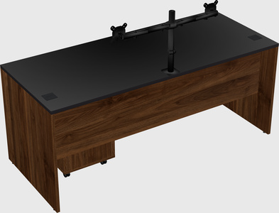 Rectangular desk