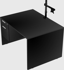 Rectangular desk