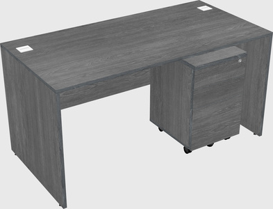 Rectangular desk