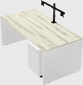 Rectangular desk
