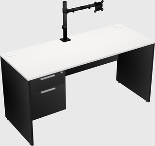Rectangular desk