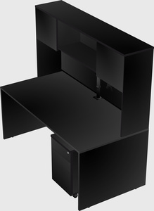 Rectangular desk