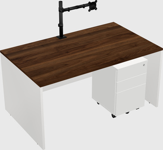 Rectangular desk