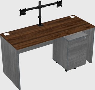 Rectangular desk