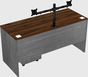 Rectangular desk