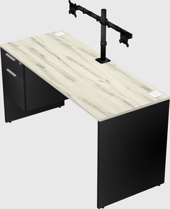 Rectangular desk