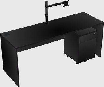 Rectangular desk