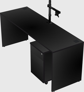 Rectangular desk
