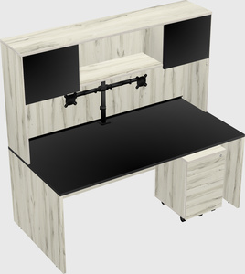 Rectangular desk