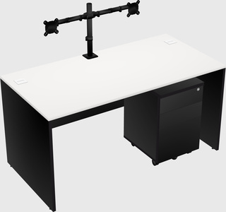 Rectangular desk