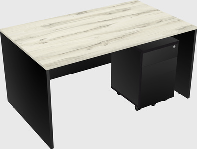 Rectangular desk