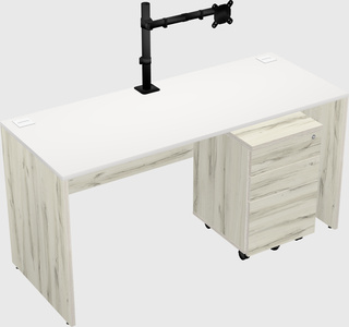 Rectangular desk