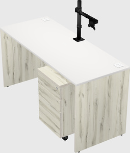Rectangular desk