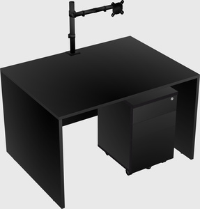Rectangular desk