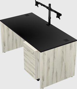 Rectangular desk
