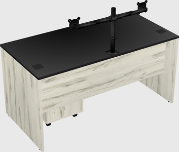Rectangular desk