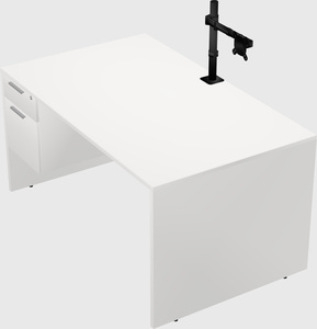 Rectangular desk