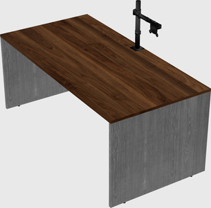 Rectangular desk
