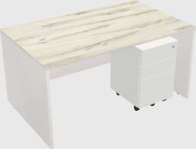 Rectangular desk