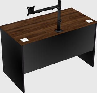 Rectangular desk
