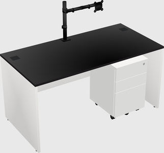Rectangular desk