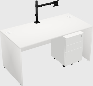 Rectangular desk