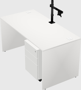 Rectangular desk
