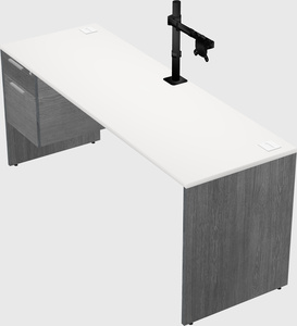 Rectangular desk
