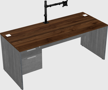 Rectangular desk