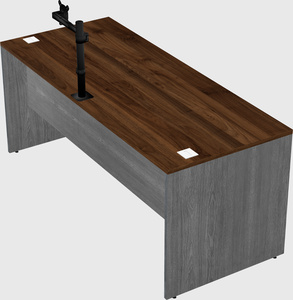 Rectangular desk