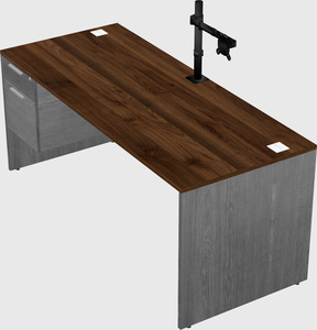Rectangular desk