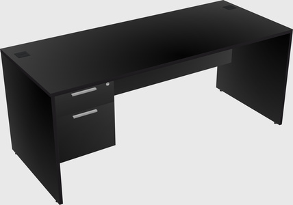 Rectangular desk