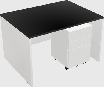 Rectangular desk