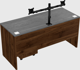 Rectangular desk