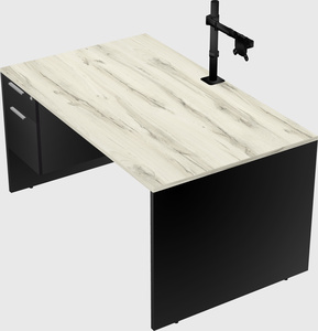 Rectangular desk