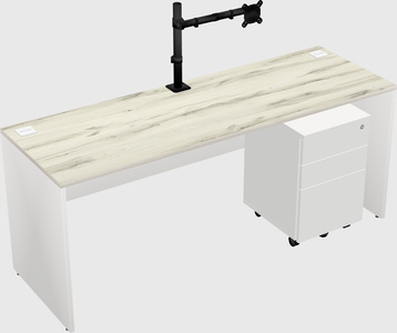 Rectangular desk