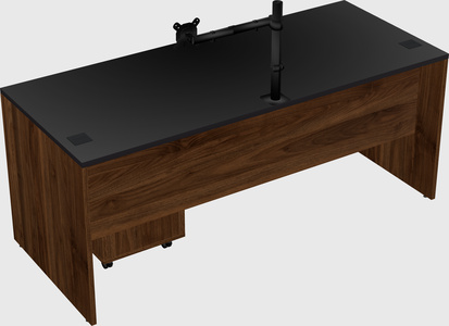Rectangular desk