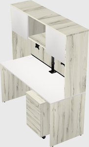 Rectangular desk